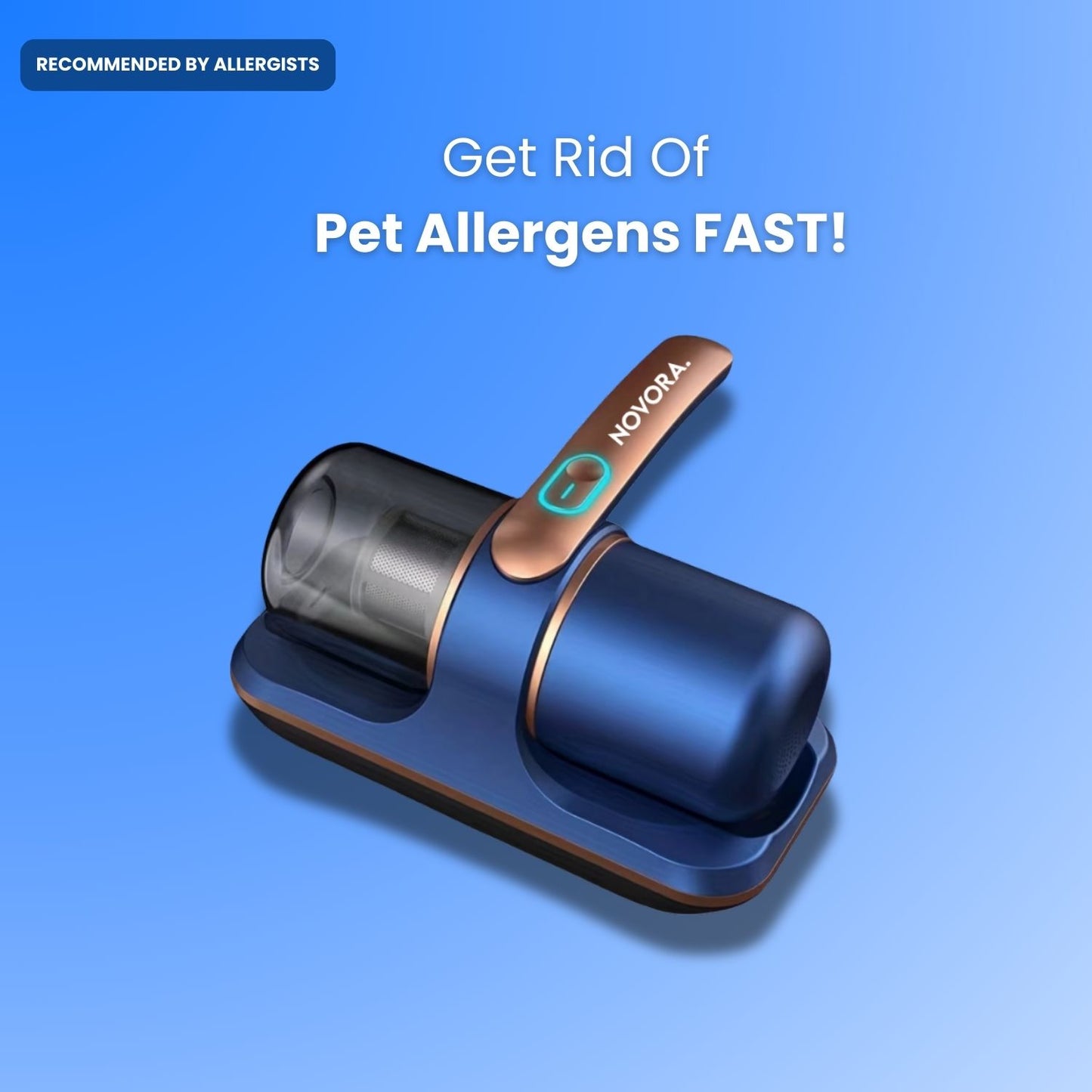 SanitizeVac™ – No More Pet Allergy!